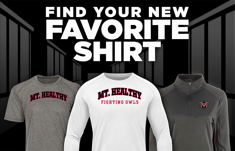 Mt. Healthy Fighting Owls Find Your Favorite Shirt - Dual Banner