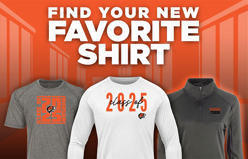 WARSAW COMMUNITY HIGH SCHOOL TIGERS Find Your Favorite Shirt - Dual Banner