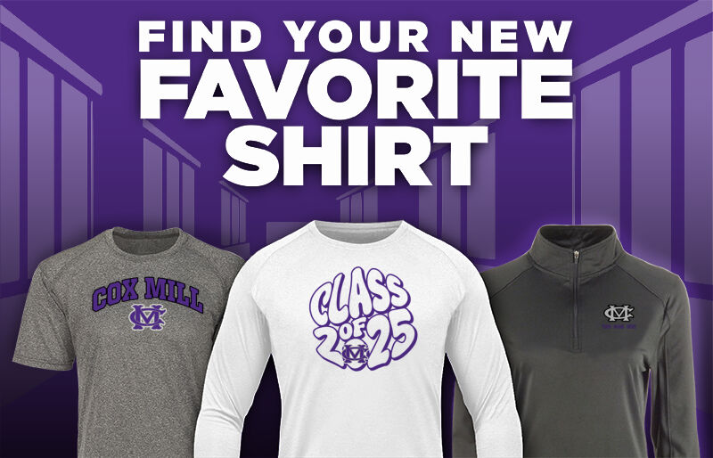 Cox Mill Chargers Find Your Favorite Shirt - Dual Banner