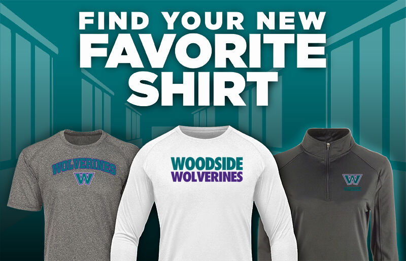WOODSIDE HIGH SCHOOL WOLVERINES Find Your Favorite Shirt - Dual Banner