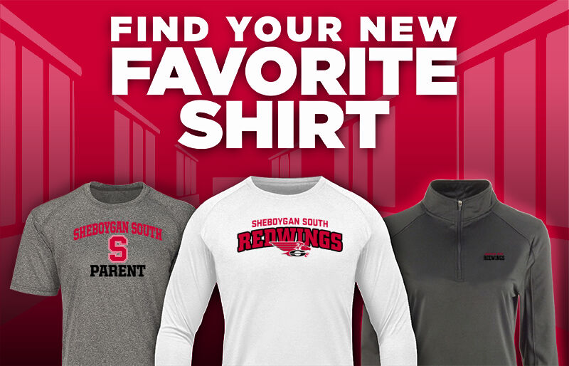 SHEBOYGAN SOUTH HIGH SCHOOL REDWINGS Find Your Favorite Shirt - Dual Banner