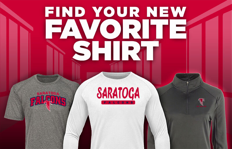 SARATOGA HIGH SCHOOL FALCONS Find Your Favorite Shirt - Dual Banner