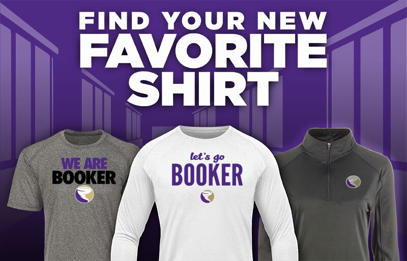 Booker Tornadoes Find Your Favorite Shirt - Dual Banner