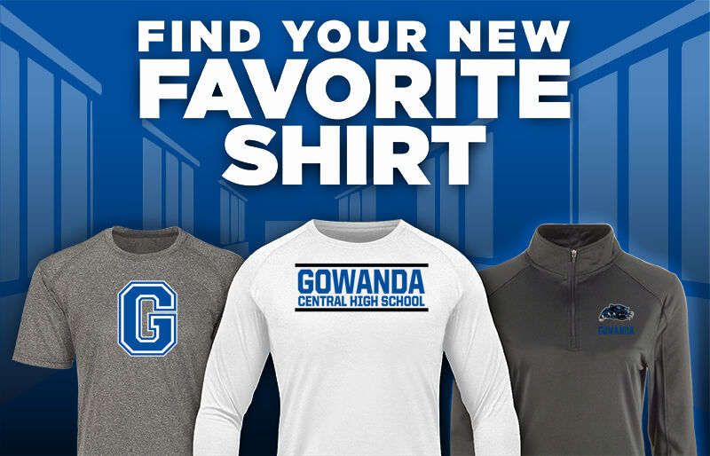 GOWANDA CENTRAL HIGH SCHOOL PANTHERS Find Your Favorite Shirt - Dual Banner