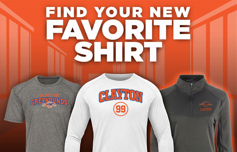 CLAYTON HIGH SCHOOL GREYHOUNDS Find Your Favorite Shirt - Dual Banner