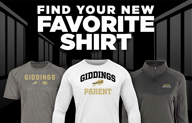 GIDDINGS  BUFFALOS Find Your Favorite Shirt - Dual Banner