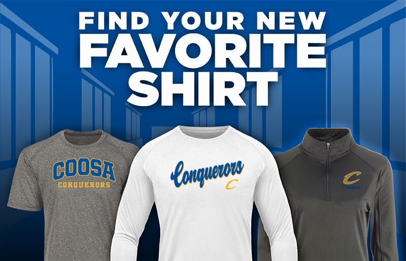 COOSA CHRISTIAN SCHOOL CONQUERORS Find Your Favorite Shirt - Dual Banner
