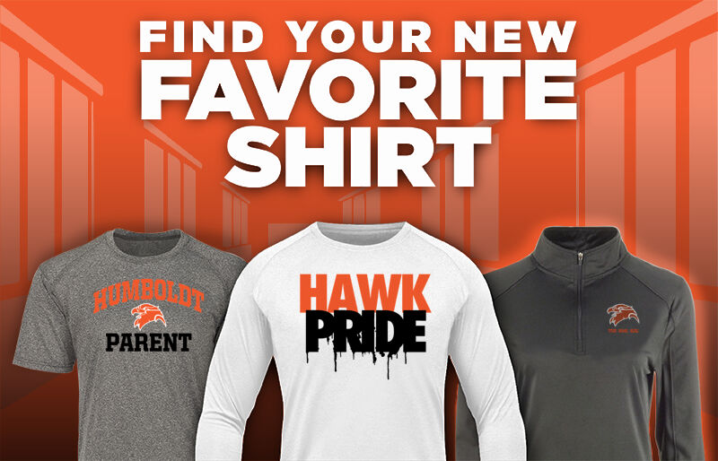 HUMBOLDT SENIOR HIGH SCHOOL HAWKS Find Your Favorite Shirt - Dual Banner