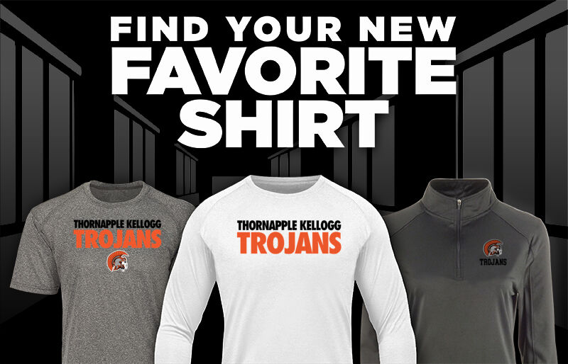 THORNAPPLE KELLOGG HIGH SCHOOL TROJANS Find Your Favorite Shirt - Dual Banner