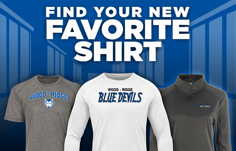 WOOD-RIDGE HIGH SCHOOL BLUE DEVILS Find Your Favorite Shirt - Dual Banner