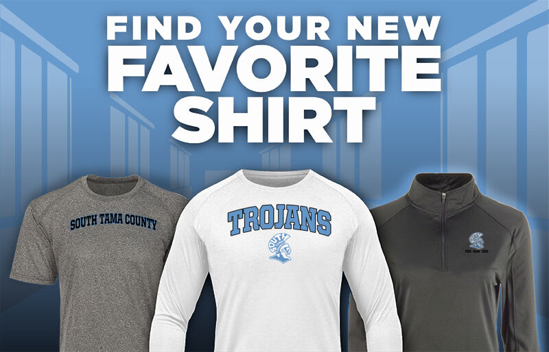 SOUTH TAMA COUNTY HIGH SCHOOL TROJANS Find Your Favorite Shirt - Dual Banner