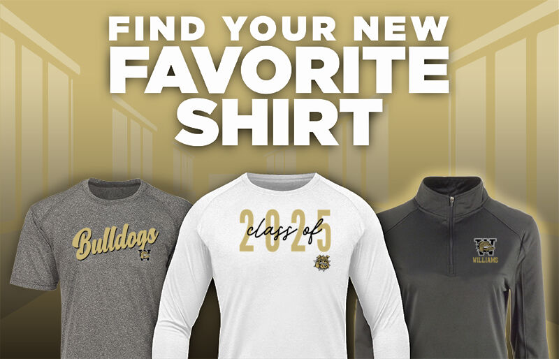 Williams Bulldogs Find Your Favorite Shirt - Dual Banner