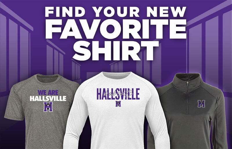 HALLSVILLE HIGH SCHOOL BOBCATS Find Your Favorite Shirt - Dual Banner