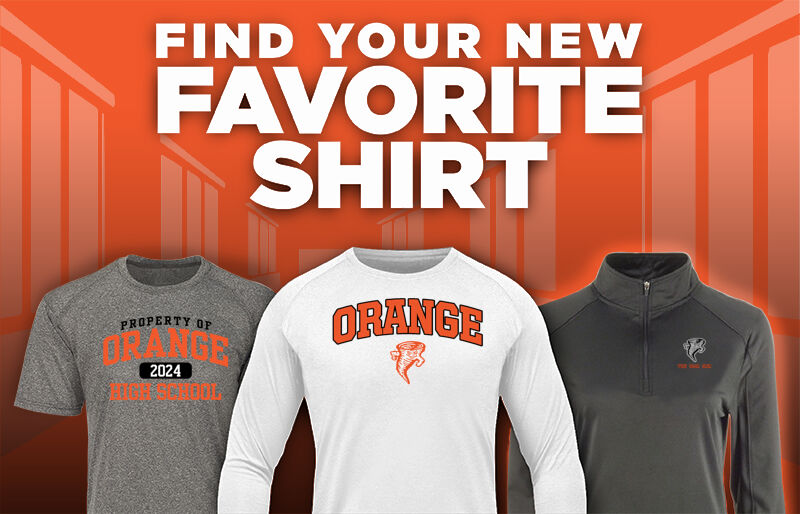 Orange Tornadoes Find Your Favorite Shirt - Dual Banner