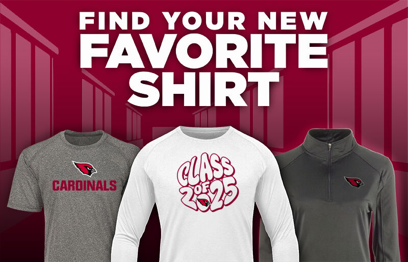 BIG VALLEY HIGH SCHOOL CARDINALS Find Your Favorite Shirt - Dual Banner