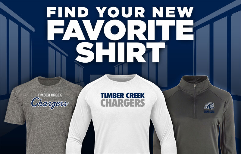 TIMBER CREEK HIGH SCHOOL CHARGERS Find Your Favorite Shirt - Dual Banner