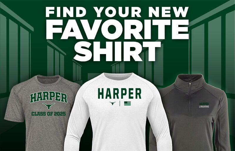 HARPER HIGH SCHOOL LONGHORNS Find Your Favorite Shirt - Dual Banner