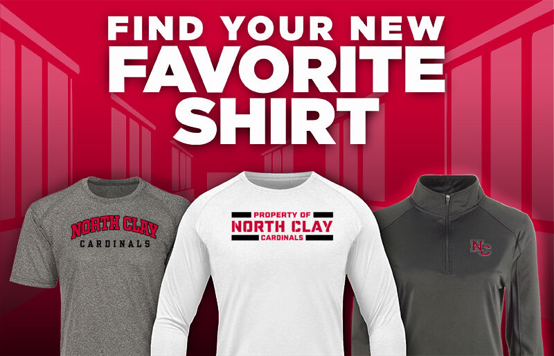 NORTH CLAY HIGH SCHOOL CARDINALS Find Your Favorite Shirt - Dual Banner