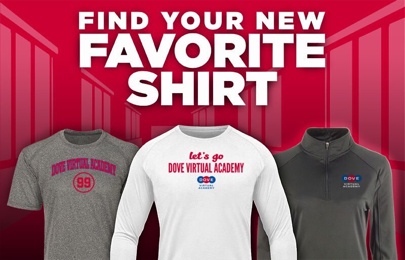 DOVE VIRTUAL ACADEMY CARDINALS Find Your Favorite Shirt - Dual Banner