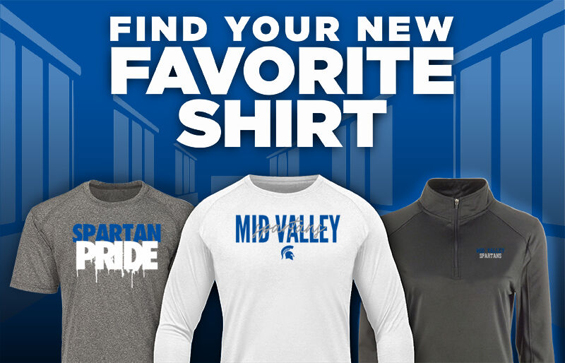 MID VALLEY HIGH SCHOOL SPARTANS Find Your Favorite Shirt - Dual Banner