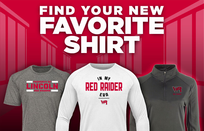 LINCOLN HIGH SCHOOL RED RAIDERS Find Your Favorite Shirt - Dual Banner