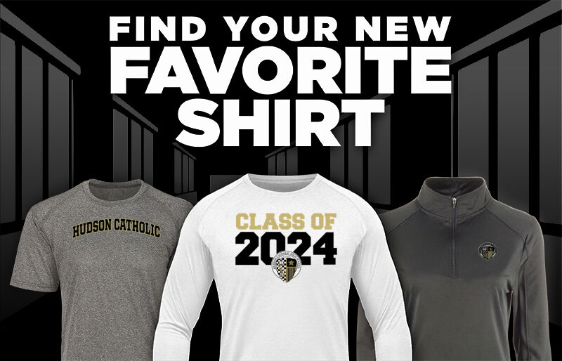 Hudson Catholic Hawks Find Your Favorite Shirt - Dual Banner