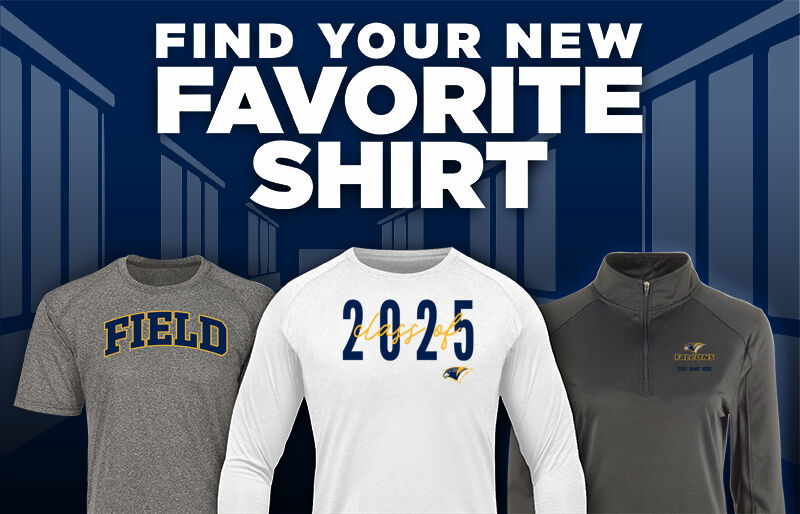 FIELD FALCONS fan gear store Find Your Favorite Shirt - Dual Banner