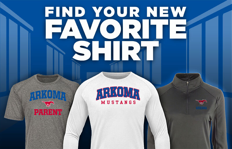 ARKOMA HIGH SCHOOL MUSTANGS Find Your Favorite Shirt - Dual Banner