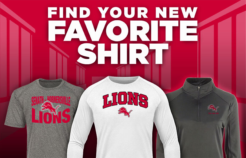 SENATH-HORNERSVILLE HIGH SCHOOL LIONS Find Your Favorite Shirt - Dual Banner