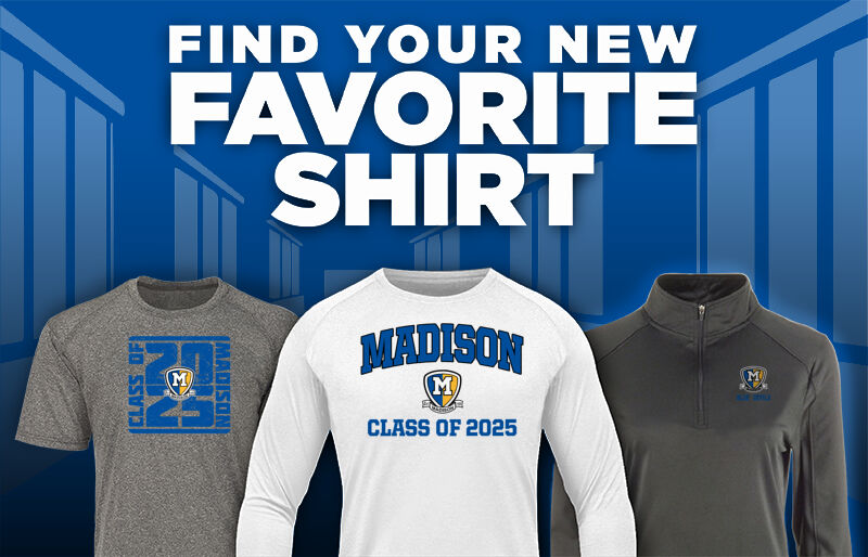 MADISON CENTRAL HIGH SCHOOL BLUE DEVILS Find Your Favorite Shirt - Dual Banner