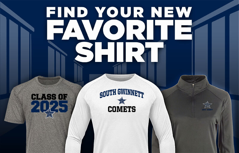 South Gwinnett Comets Find Your Favorite Shirt - Dual Banner