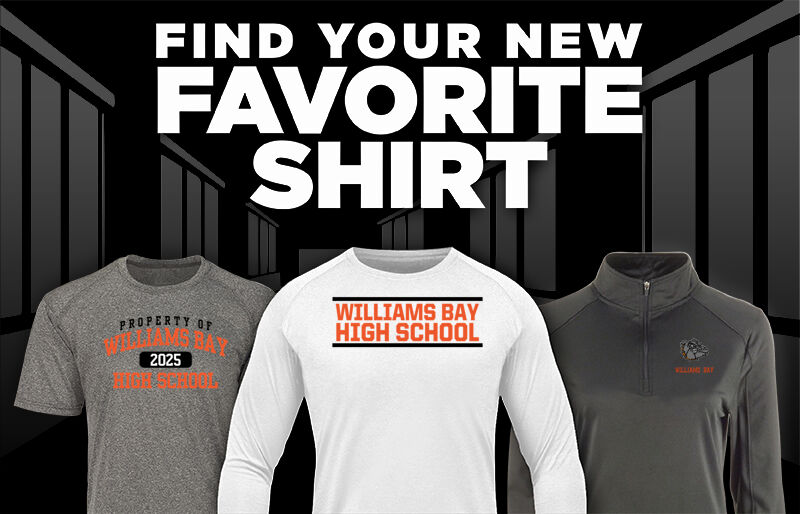 Williams Bay Bulldogs Find Your Favorite Shirt - Dual Banner