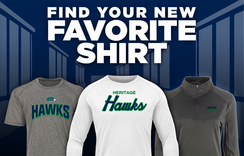 HERITAGE HIGH SCHOOL HAWKS Find Your Favorite Shirt - Dual Banner