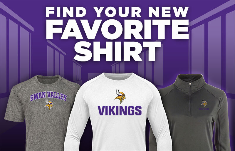 SWAN VALLEY HIGH SCHOOL VIKINGS Find Your Favorite Shirt - Dual Banner