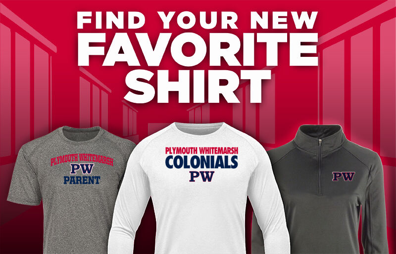 PLYMOUTH WHITEMARSH COLONIALS P-dub official sideline store Find Your Favorite Shirt - Dual Banner
