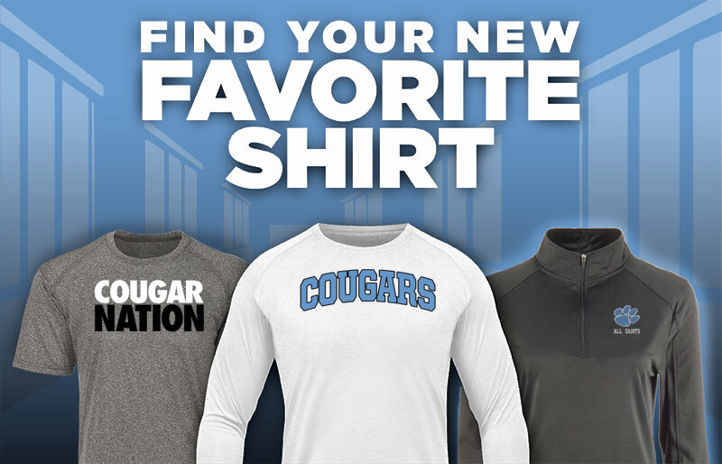 ALL SAINTS CENTRAL HIGH SCHOOL COUGARS Find Your Favorite Shirt - Dual Banner