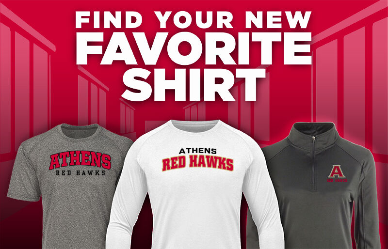 ATHENS HIGH SCHOOL RED HAWKS Find Your Favorite Shirt - Dual Banner
