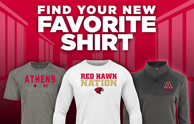 ATHENS HIGH SCHOOL RED HAWKS Find Your Favorite Shirt - Dual Banner