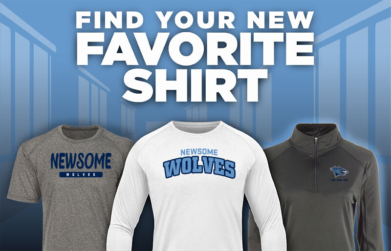 NEWSOME HIGH SCHOOL WOLVES Find Your Favorite Shirt - Dual Banner