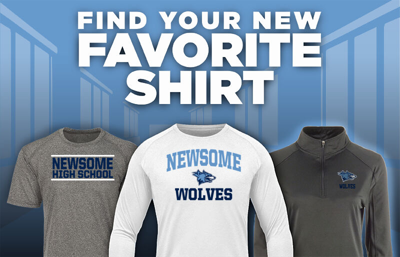 NEWSOME HIGH SCHOOL WOLVES Find Your Favorite Shirt - Dual Banner