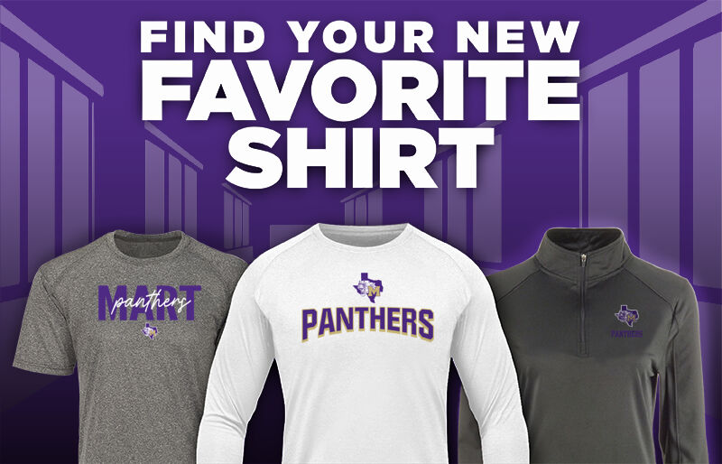 MART HIGH SCHOOL PANTHERS Find Your Favorite Shirt - Dual Banner