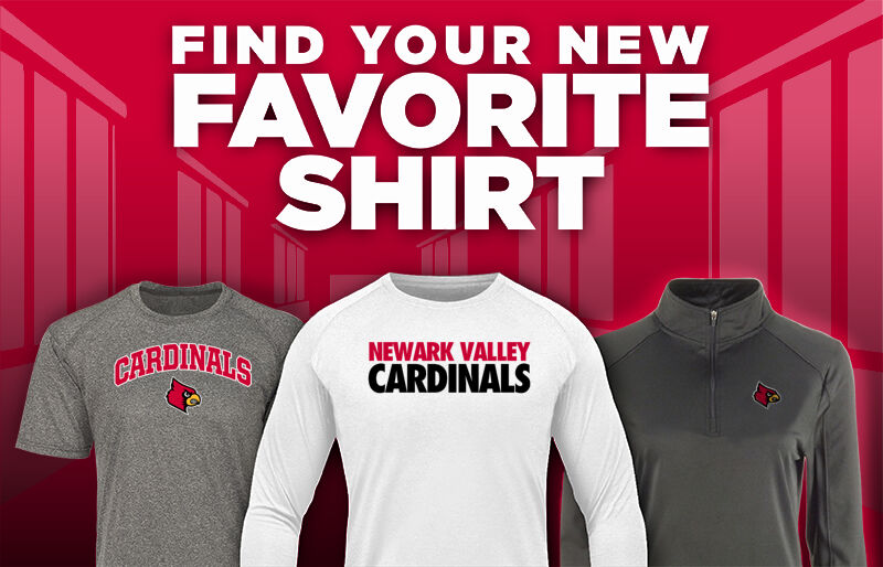 NEWARK VALLEY HIGH SCHOOL CARDINALS Find Your Favorite Shirt - Dual Banner