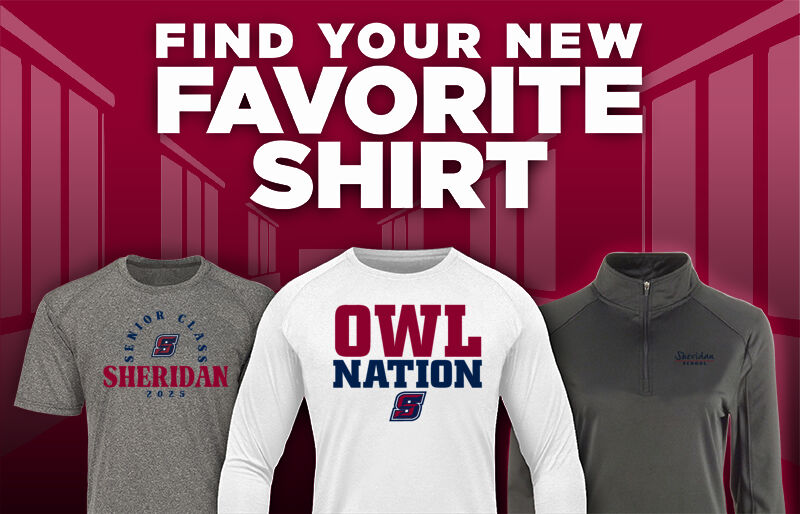 Sheridan Owls Find Your Favorite Shirt - Dual Banner