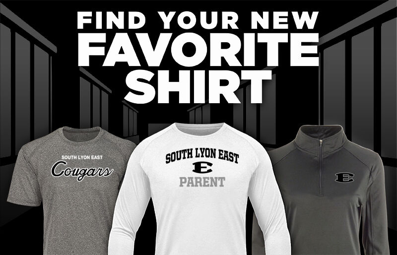 SOUTH LYON EAST HIGH SCHOOL COUGARS Find Your Favorite Shirt - Dual Banner