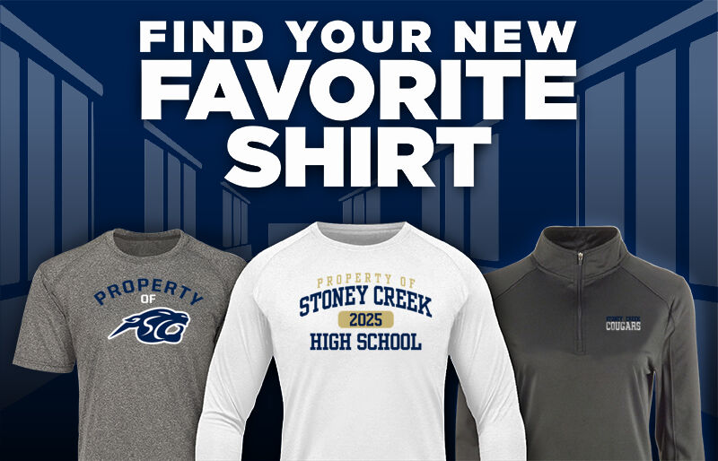 STONEY CREEK HIGH SCHOOL COUGARS Find Your Favorite Shirt - Dual Banner