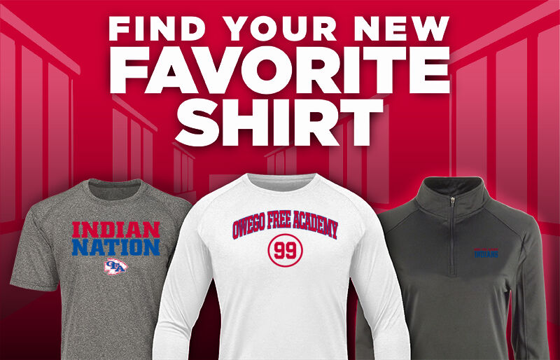 OWEGO FREE ACADEMY INDIANS Find Your Favorite Shirt - Dual Banner