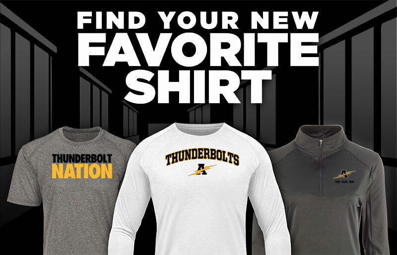 ANDREW HIGH SCHOOL THUNDERBOLTS Find Your Favorite Shirt - Dual Banner