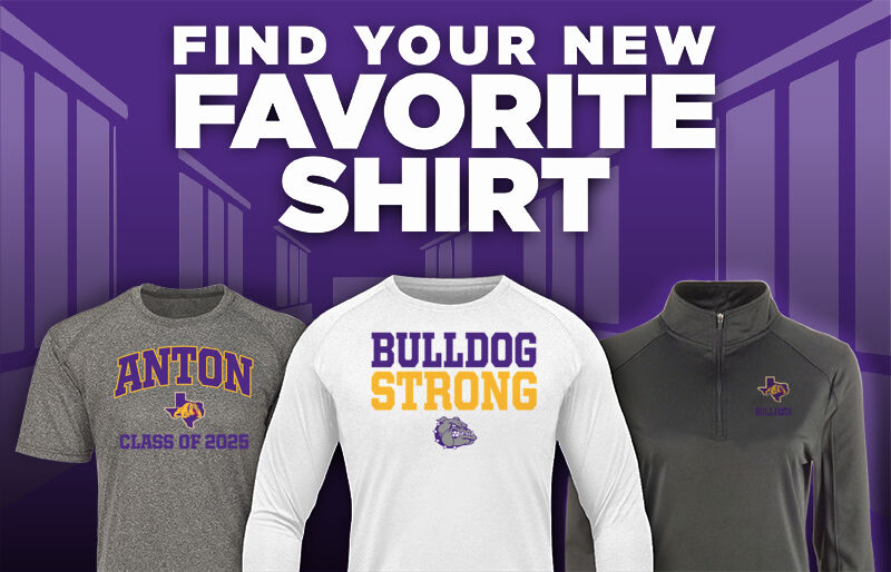 ANTON HIGH SCHOOL BULLDOGS Find Your Favorite Shirt - Dual Banner