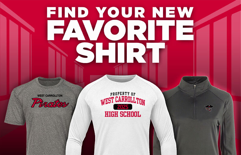 WEST CARROLLTON HIGH SCHOOL PIRATES Find Your Favorite Shirt - Dual Banner