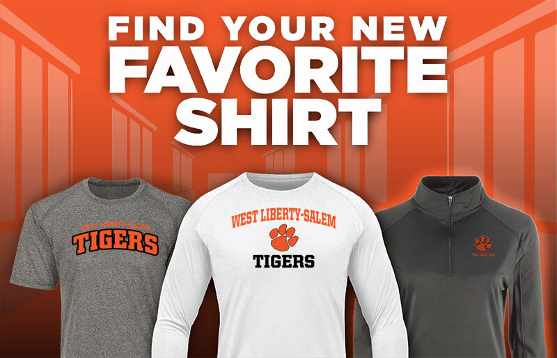 WEST LIBERTY-SALEM HIGH SCHOOL TIGERS Find Your Favorite Shirt - Dual Banner